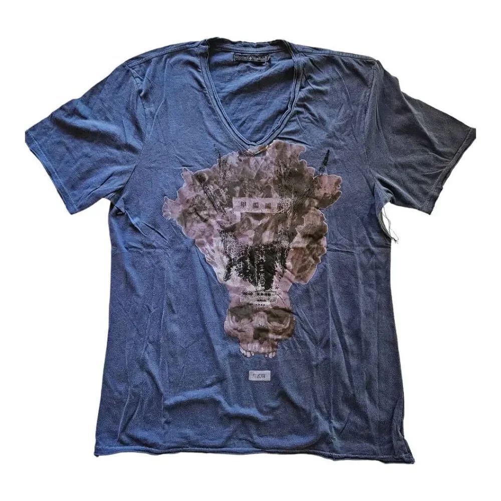 Second Sunday Men's Vintage Look Tee Blue XLarge